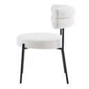 Axel Dining Chair - Ivory at online8 furniture store Auckland