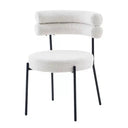 Axel Dining Chair - Ivory at online8 furniture store Auckland