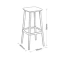 Babila Barstool - Black at online8 furniture store Auckland