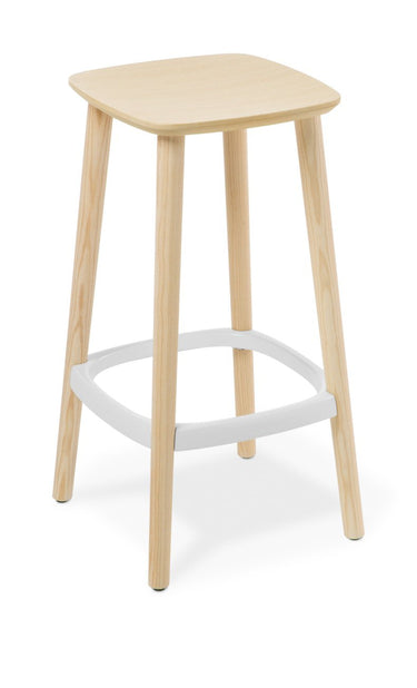Babila Counter Stool - Bleached Ash at online8 furniture store Auckland
