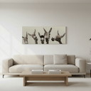 Bad Hair Day - 5 Donkey Canvas at Online8 Furniture Auckland NZ