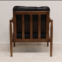 Bailey Leather Armchair Black at online8 furniture store Auckland
