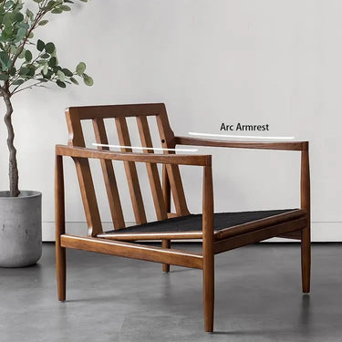 Bailey Leather Armchair - Saddle at online8 furniture store Auckland