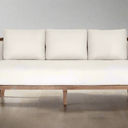 Bali 2 Seat Sofa - Oak & Rattan at online8 furniture store Auckland