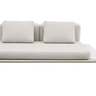 Bali Outdoor Modular 2 Seat Sofa with LH Table at online8 furniture store Auckland