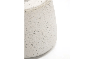 Ball Canister - Sandy White at online8 furniture store Auckland