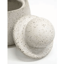 Ball Canister - Sandy White at online8 furniture store Auckland
