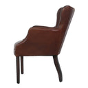 Baltimore Occasional Leather Chair: Vintage Cigar at Online8 Furniture Auckland NZ