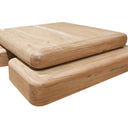 Bambam Coffee Table - Natural Acacia, a low square coffee table in solid acacia wood