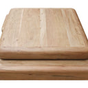 Bambam Coffee Table measuring 90cm x 90cm x 25cm high, matching the Bambam Dining Table