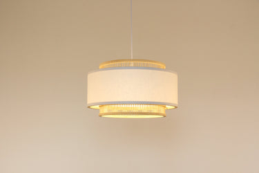 Bamboo & Linen Pendant at online8 furniture store Auckland