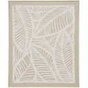 Banana Palm Textured Art - Natural Frame at online8 furniture store Auckland