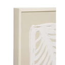 Banana Palm Textured Art - Natural Frame at online8 furniture store Auckland