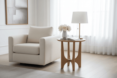 Baobab Side Table - Natural Oak at online8 furniture store Auckland