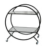 Bar Cart Deliah - Black at online8 furniture store Auckland