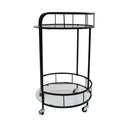 Bar Cart Delta  - Black at online8 furniture store Auckland