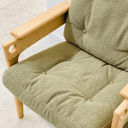 Bari Lounge Chair - Army Green at online8 furniture store Auckland