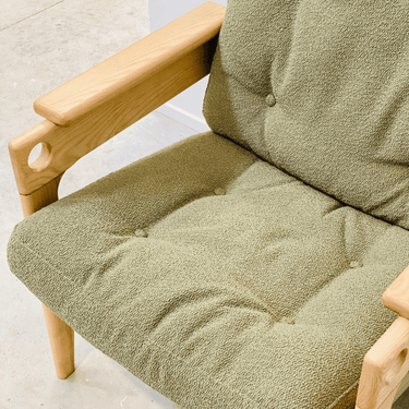 Bari Lounge Chair - Army Green at online8 furniture store Auckland