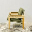 Bari Lounge Chair - Army Green at online8 furniture store Auckland