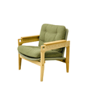 Bari Lounge Chair - Army Green at online8 furniture store Auckland