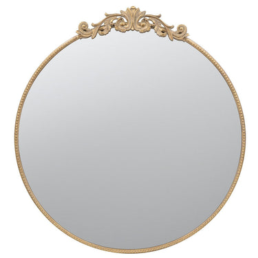 Baroque Round Mirror - Large at online8 furniture store Auckland