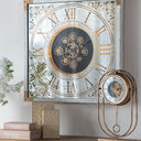 Baroque Wall Clock with Gears at online8 furniture store Auckland