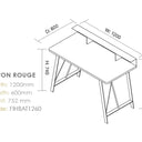 Baton Rouge Computer Desk at online8 furniture store Auckland