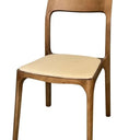 Baur Dining Chair - Linen Fabric / Walnut Frame at online8 furniture store Auckland