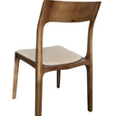 Baur Dining Chair - Linen Fabric / Walnut Frame at online8 furniture store Auckland