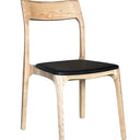 Baur Dining Chair - Natural & Black at online8 furniture store Auckland