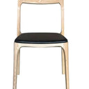 Baur Dining Chair - Natural & Black at online8 furniture store Auckland