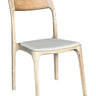 Baur Leather Dining Chair - Natural at online8 furniture store Auckland