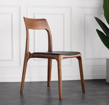 Baur Leather Dining Chair at online8 furniture store Auckland