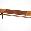 Baur Mid Century Nordic Style Bench at online8 furniture store Auckland
