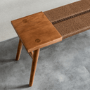 Baur Mid Century Nordic Style Bench at online8 furniture store Auckland