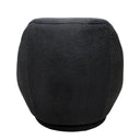 Baxter Boucle Swivel Chair - Black at online8 furniture store Auckland