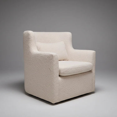 Baxter Oscar Swivel Boucle Armchair at Online8 Furniture Auckland NZ