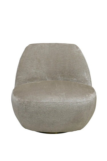 Baxter Swivel Chair - Warm Grey at online8 furniture store Auckland