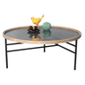 Baxton Round Coffee Table - 80cm at online8 furniture store Auckland