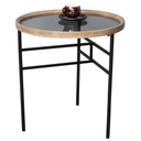 Baxton Round Side Table - 50cm at online8 furniture store Auckland