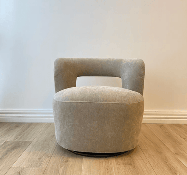 Bayberry Swivel Chair - Clay at online8 furniture store Auckland