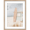 Beach Hut Framed  Print - Natural at online8 furniture store Auckland