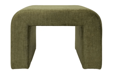 Beatrice Ottoman - Olive at online8 furniture store Auckland