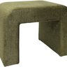 Beatrice Ottoman - Olive at online8 furniture store Auckland