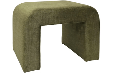 Beatrice Ottoman - Olive at online8 furniture store Auckland
