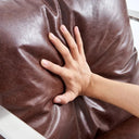 Beaubourg Leather Armchair - Vintage Brown at online8 furniture store Auckland