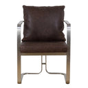Beaubourg Leather Armchair - Vintage Brown at online8 furniture store Auckland