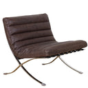 Beaubourg Leather Chair with Ottoman | Casual Chair  at online8 furniture store Auckland