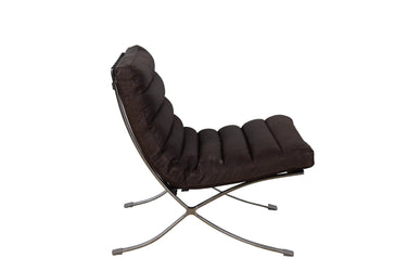 Beaubourg Leather Chair with Ottoman | Casual Chair  at online8 furniture store Auckland
