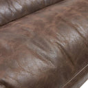 Beaubourg Top Grain Leather Chaise - Vintage Brown at online8 furniture store Auckland